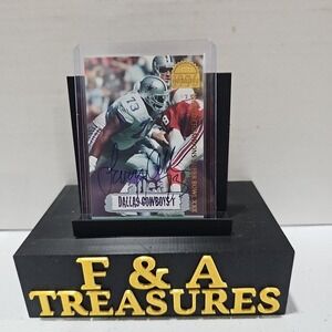 1996 Collector's Edge Cowboybilia Larry Allen DCA-5 Footballbilia Auto 1141/4000